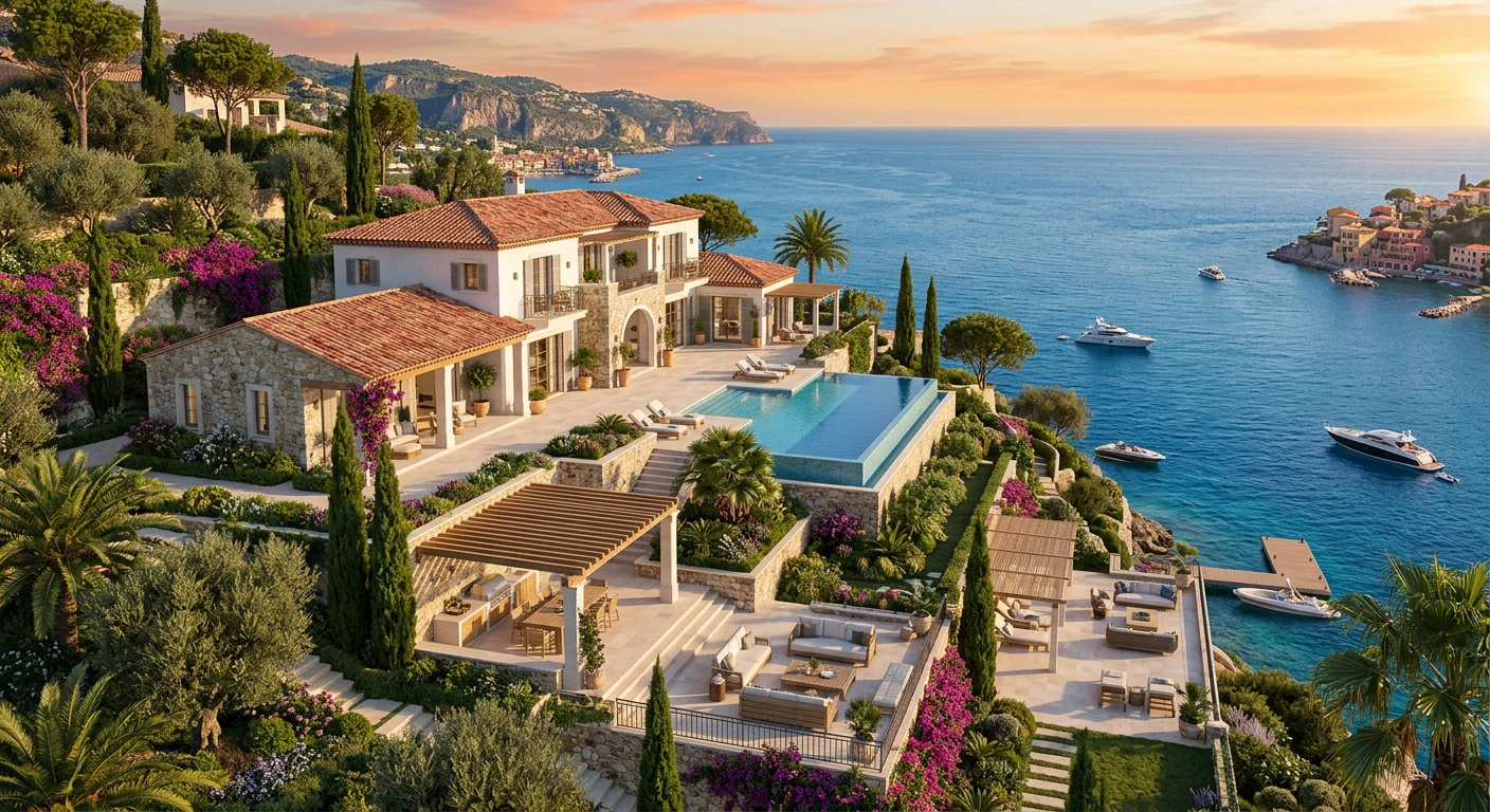 Brutalist Villa Interior